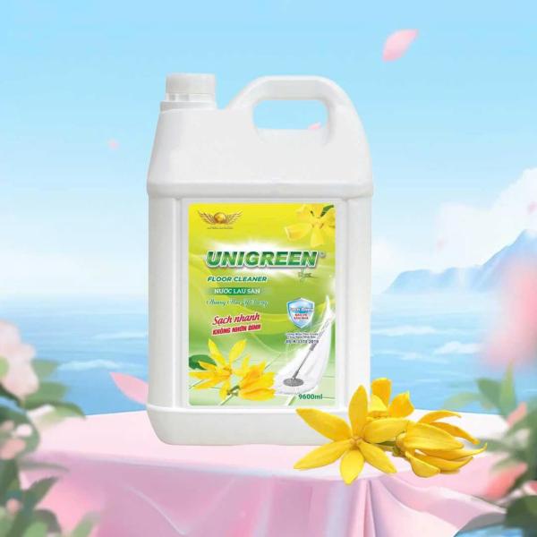 Nước lau sàn Uni Green 9600ml - Hương Ylang