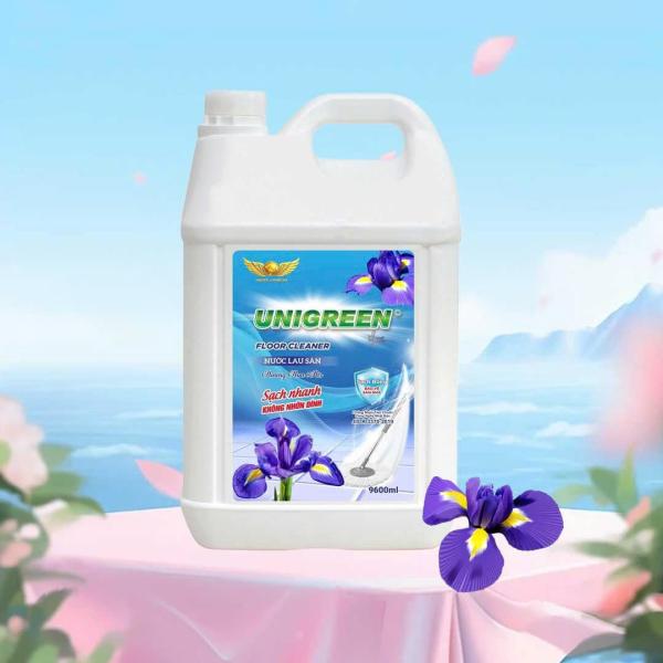 Nước lau sàn Uni Green 9600ml - Hương Iris