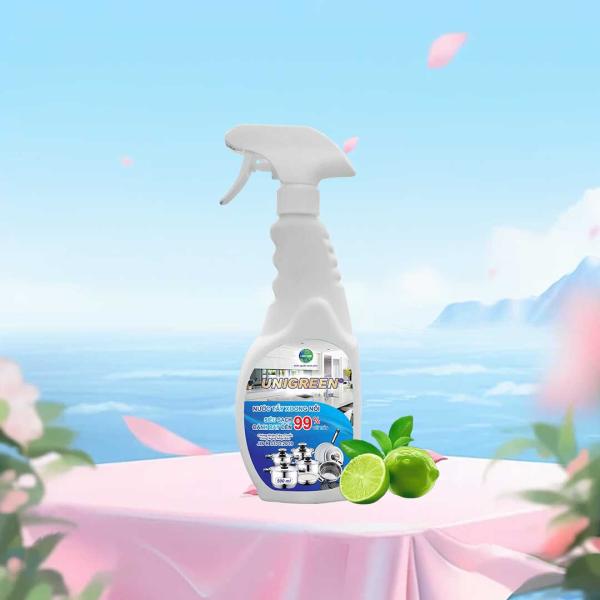 Tẩy xoong nồi Uni Green 500 ml