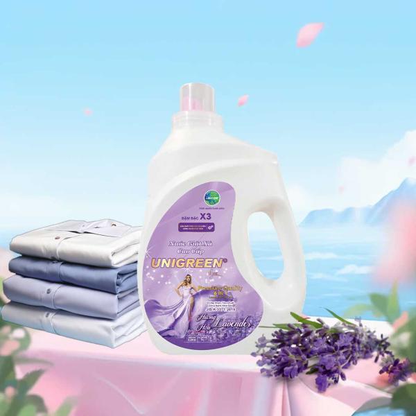 Nước giặt xả Unigreen 3000 ml - Hương Lavender